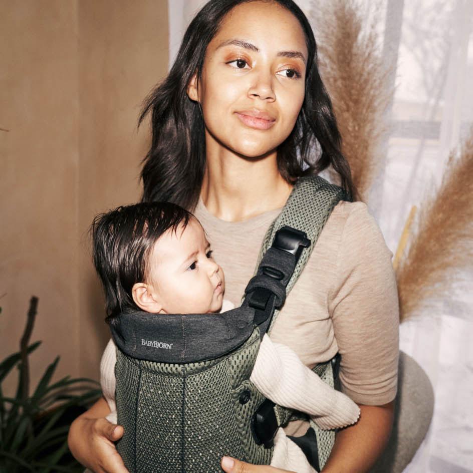 Baby Carrier Harmony in Dark green 3D Mesh - BabyBjörn