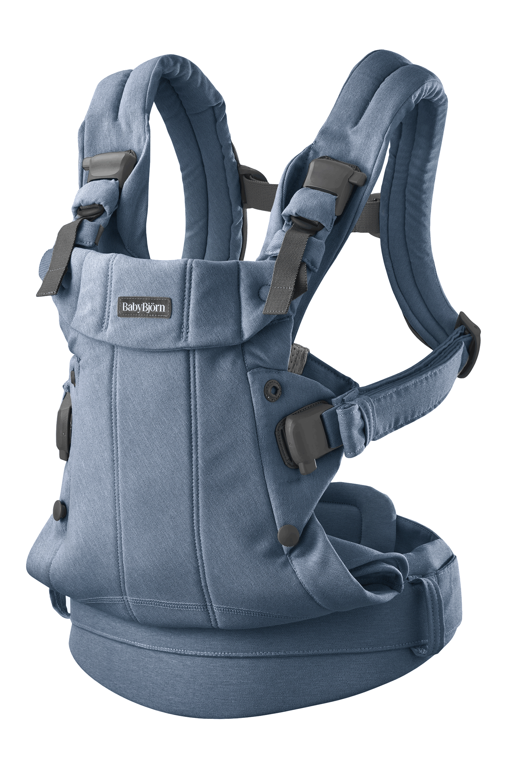 Baby Carrier Harmony in blue Woven Mélange - BabyBjörn