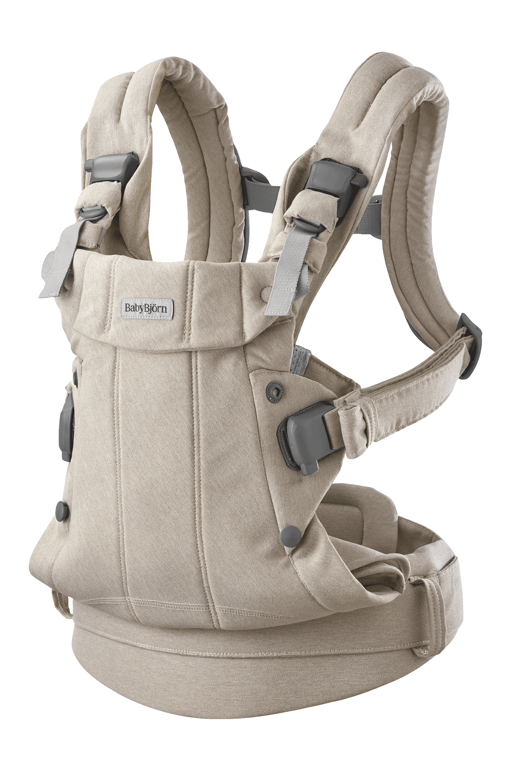 Baby Carrier Harmony in Light beige Woven Mélange - BabyBjörn