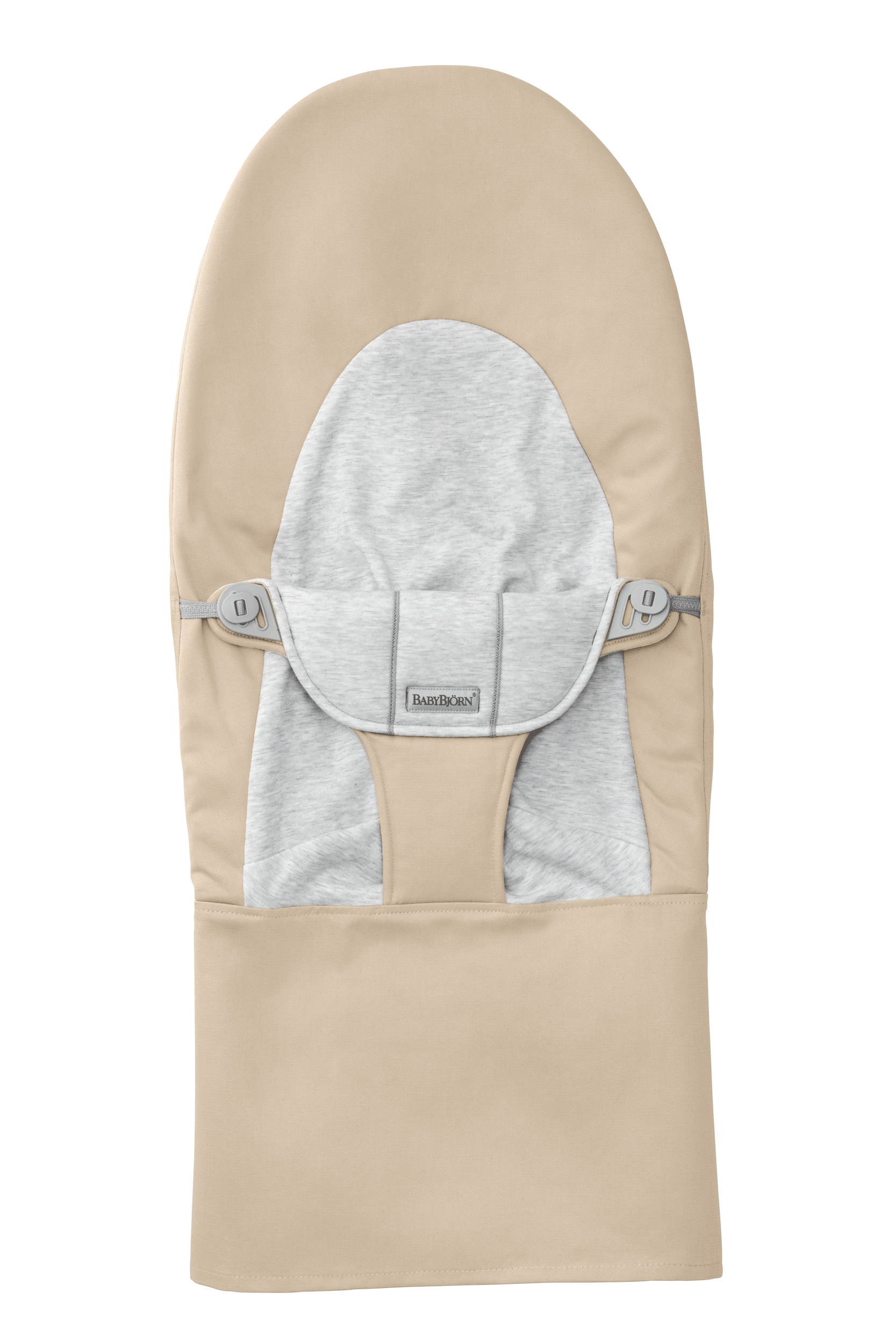 Fabric Seat Bouncer Balance Soft beige/grey Woven Jersey